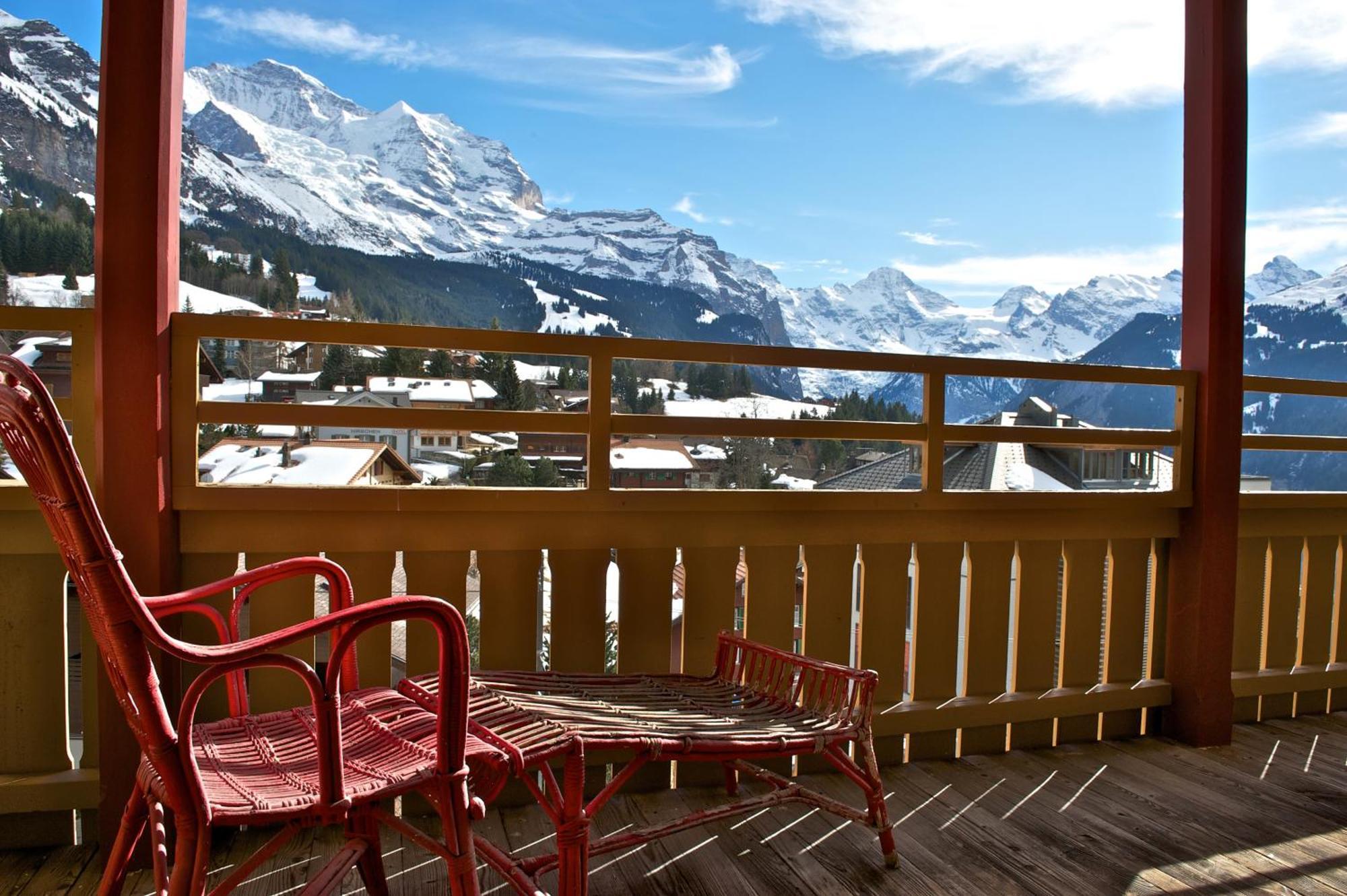 Historic Hotel Falken Wengen Exterior foto