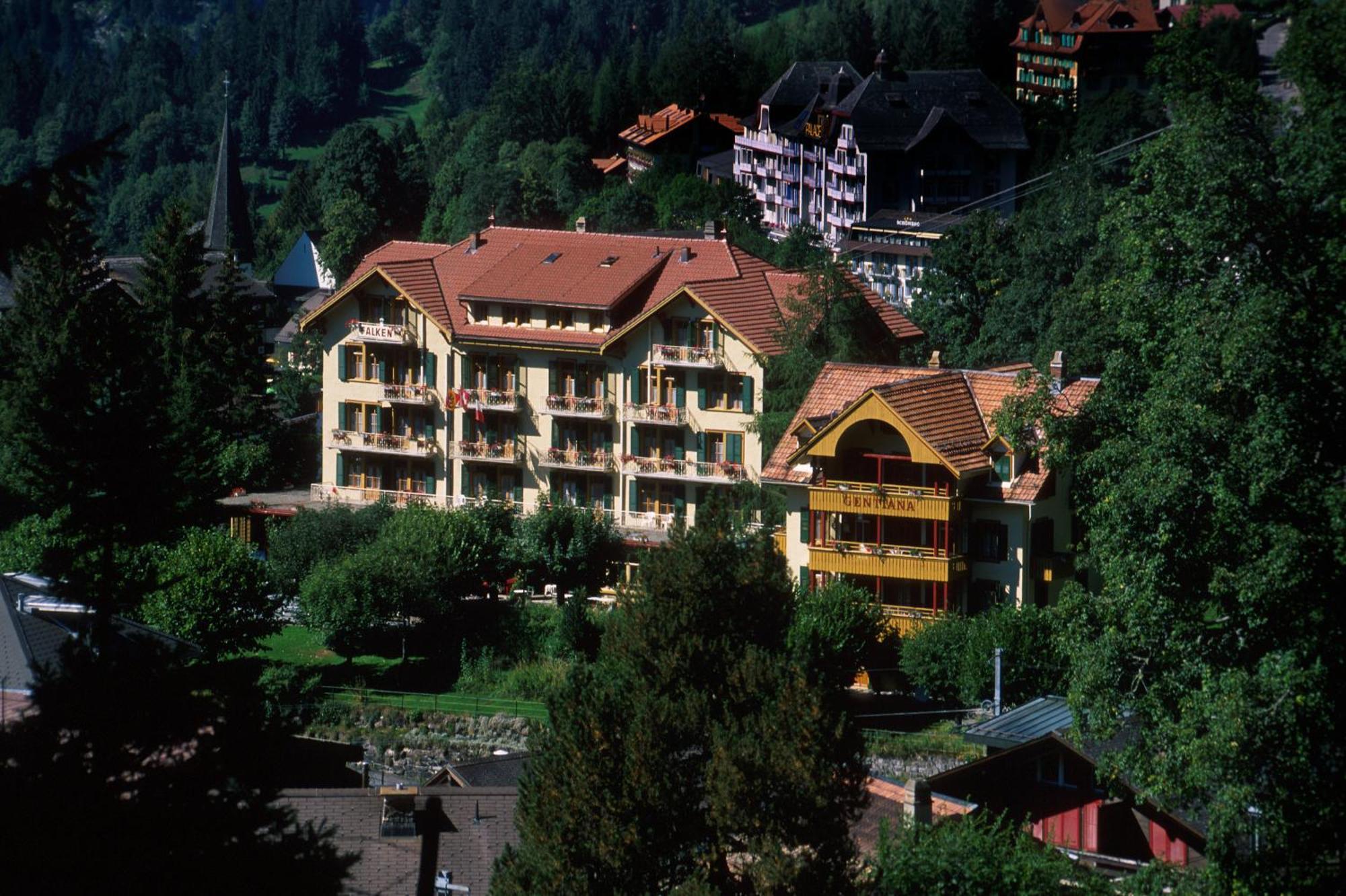 Historic Hotel Falken Wengen Exterior foto