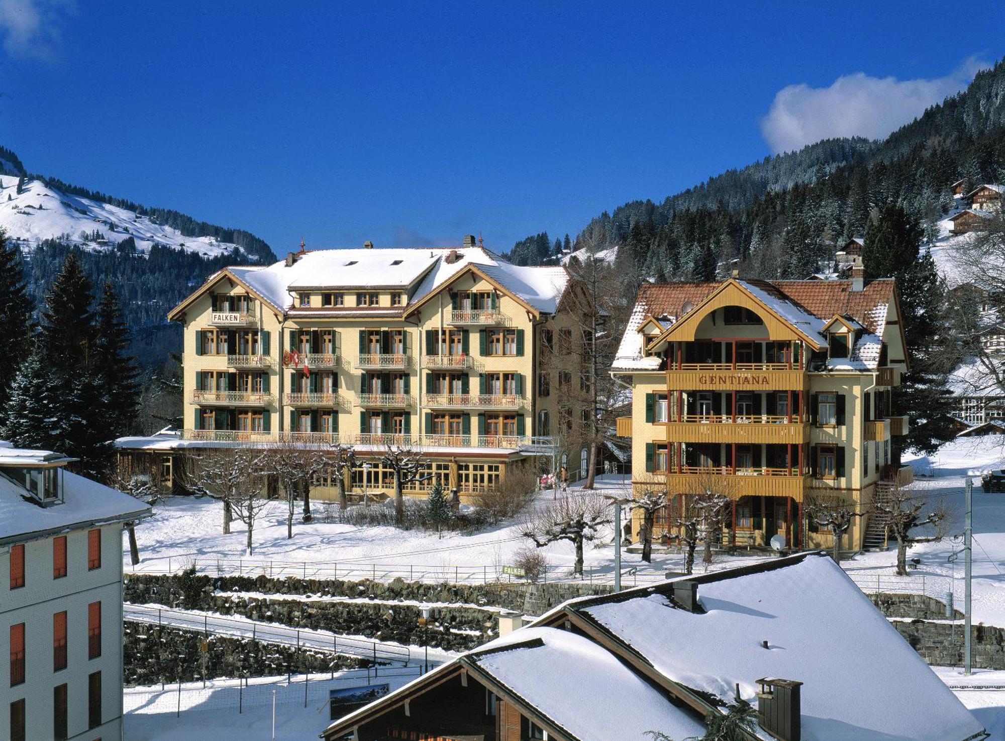 Historic Hotel Falken Wengen Exterior foto