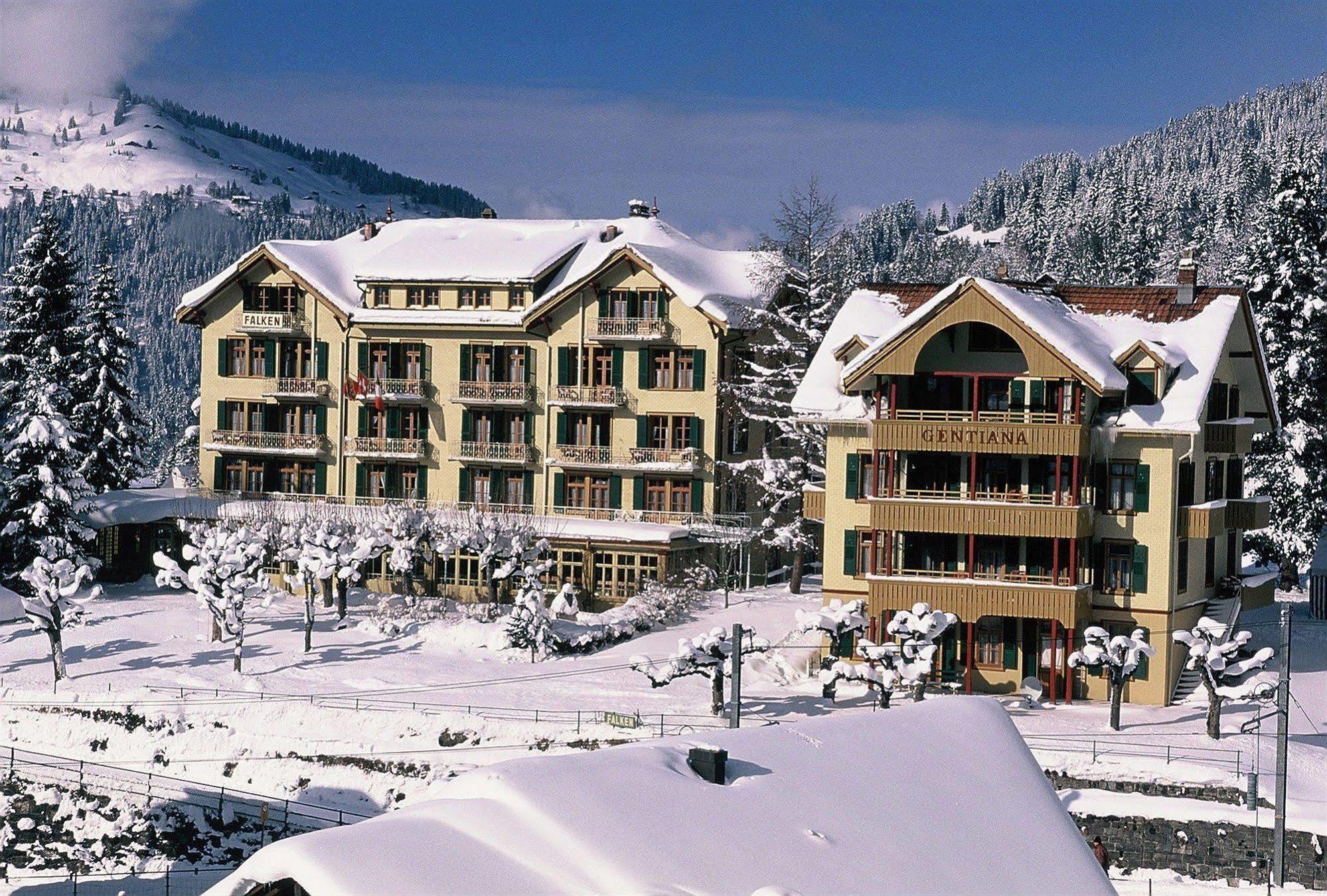 Historic Hotel Falken Wengen Exterior foto