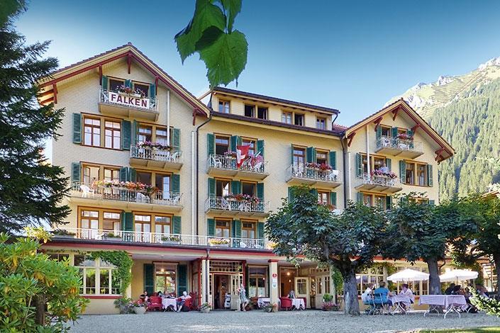 Historic Hotel Falken Wengen Exterior foto